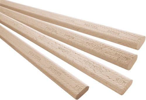 DOMINO kaiščių strypai iš buko medienos D 8x750/36 BU