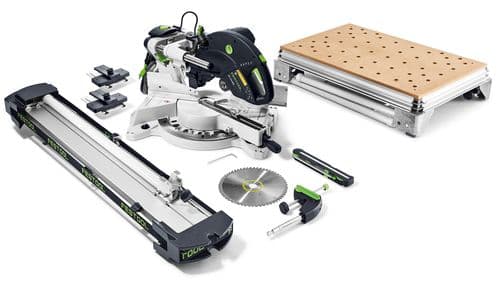 Traukiamas skersinio pjaustymo pjūklas KS 120 REB-Set-MFT